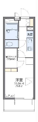 レオパレス金城の間取り