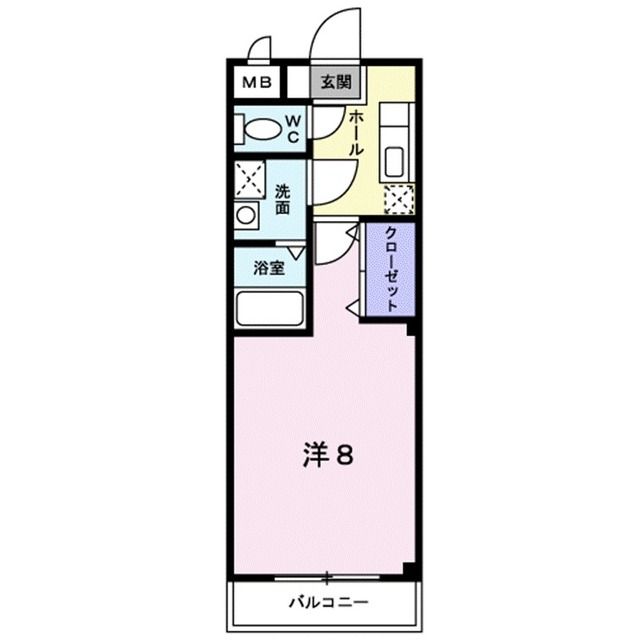 ピュア　セルト森尾の間取り