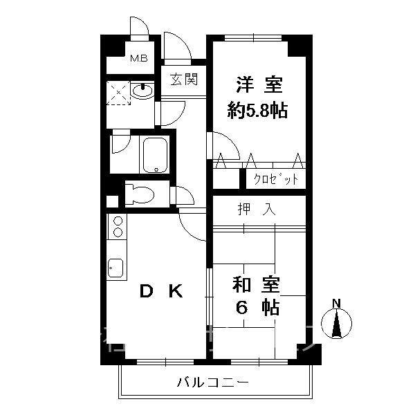 ラヴェール東洋の間取り