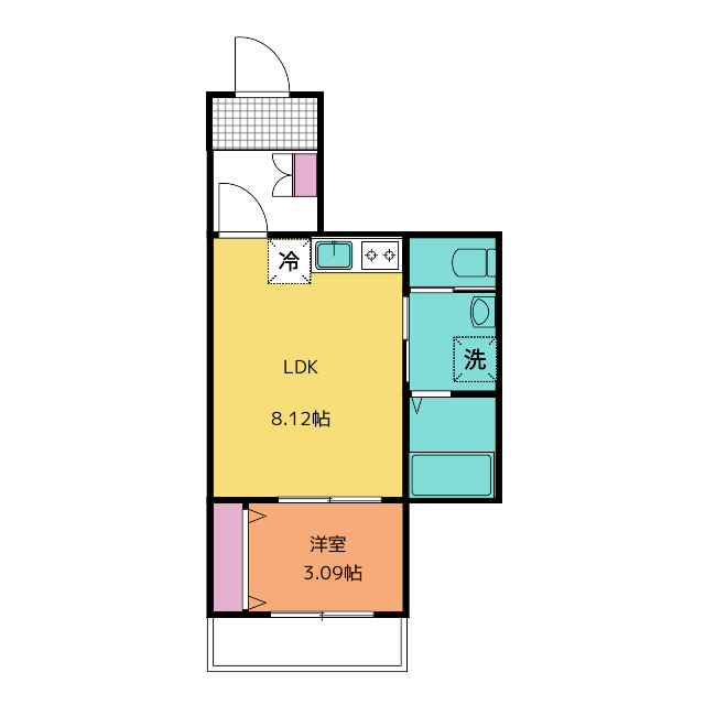 ＴＫＰ新松戸Iの間取り