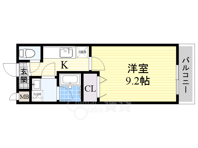 バンブーイン1番館の間取り