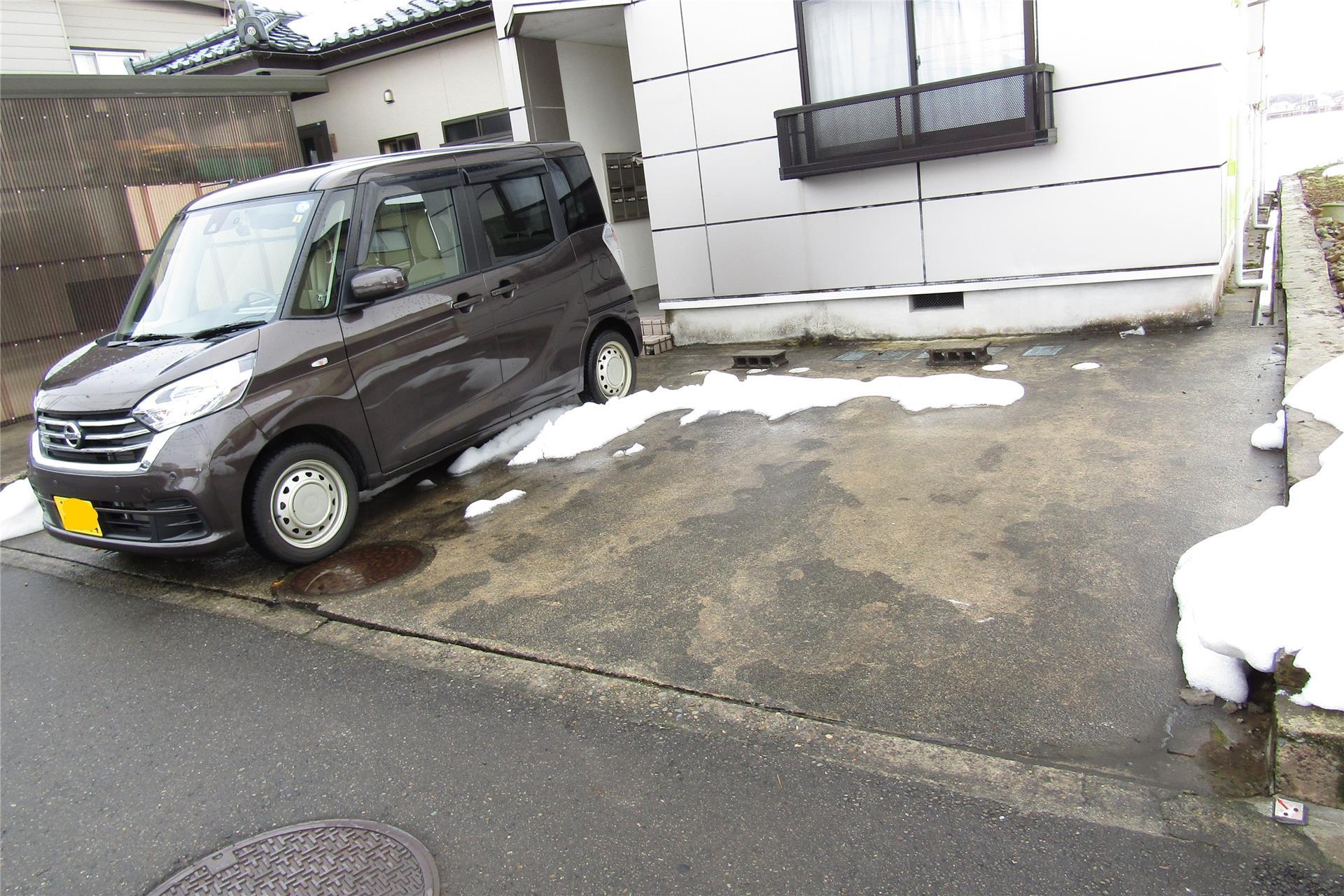 【プラネットナカザワの駐車場】