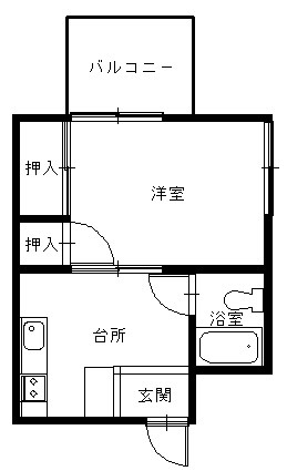 エトワール石橋の間取り