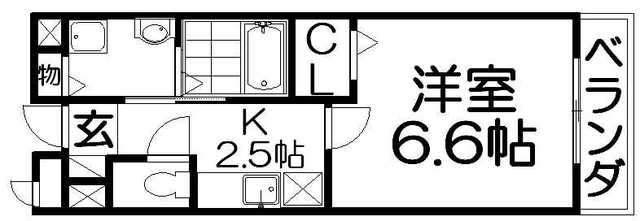 カーサポポラーレの間取り