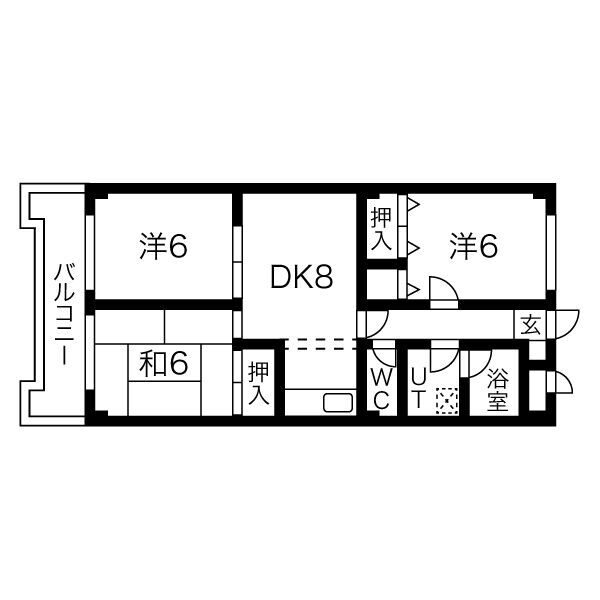 東長根壱番館の間取り