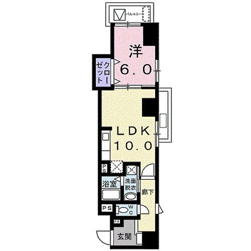 サンブルーム　赤坂の間取り