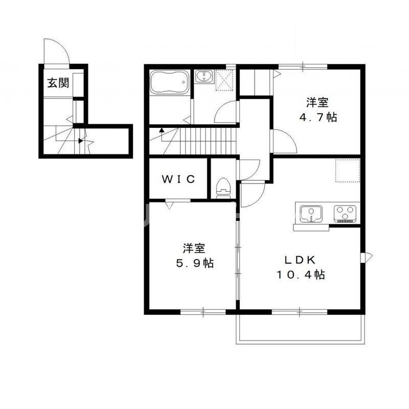 【メゾン　ド　パルフェ　C棟の間取り】