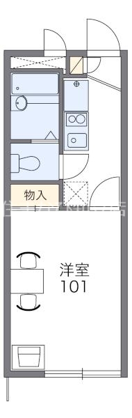 レオパレス伊勢倉の間取り