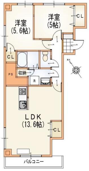 ステータスヒル初台の間取り