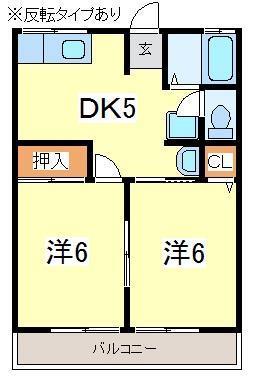 シティハイムカレンの間取り