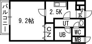 スカイヒルズＮ１５の間取り