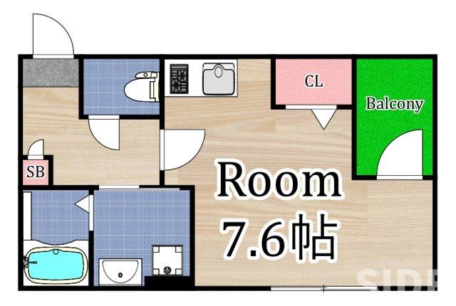 そよ風とラテとの間取り