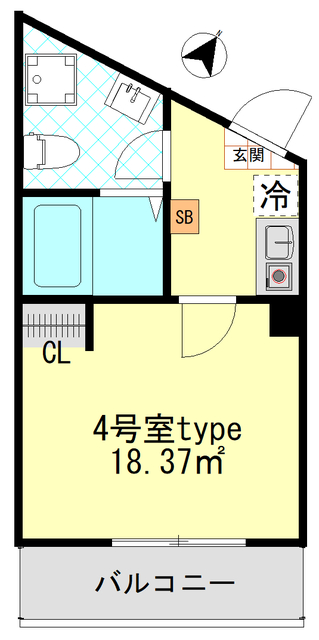 フェリス新子安の間取り