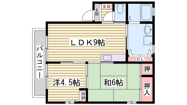 フレグランス岡本の間取り