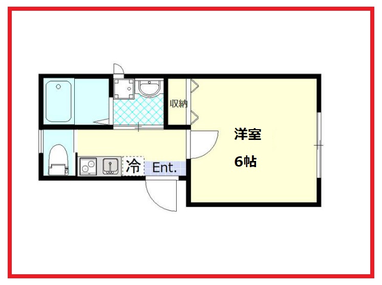 ジーフラップ東四つ木の間取り