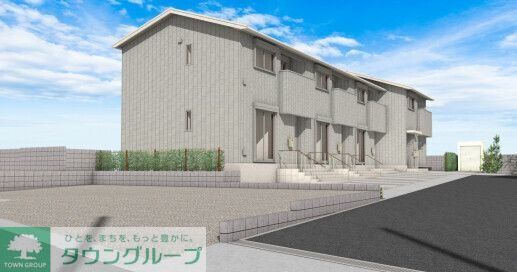 【さいたま市北区日進町のアパートの建物外観】