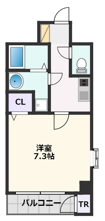 【大阪市東淀川区瑞光のマンションの間取り】