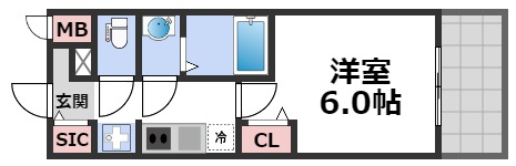 プレサンス玉造駅前の間取り