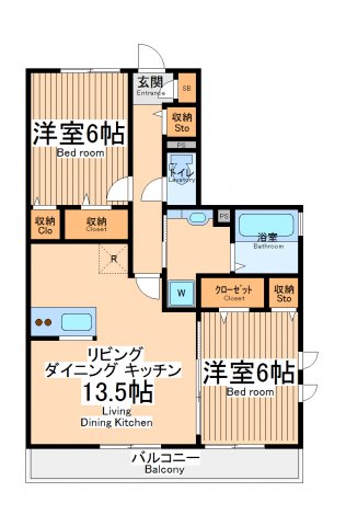 コートソレイユの間取り