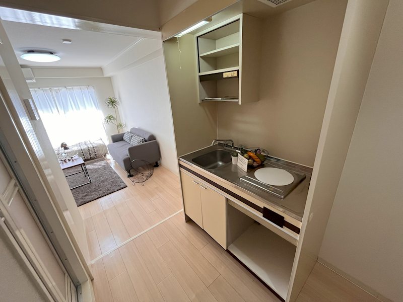 キッチン　1口IHクッキングヒーター付キッチン！