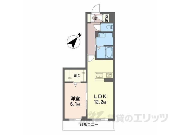 ローズガーデン3号館の間取り