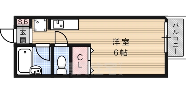 セジュール摩耶2の間取り