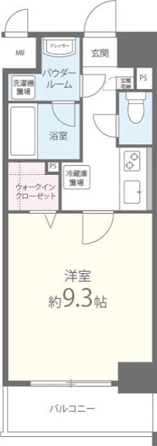 【堺市堺区戎之町東のマンションの間取り】