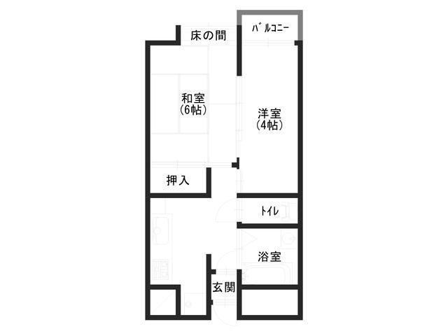 京都四条グランドハイツの間取り