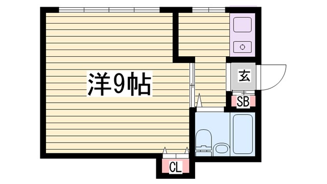 ウェルブ鈴蘭台の間取り