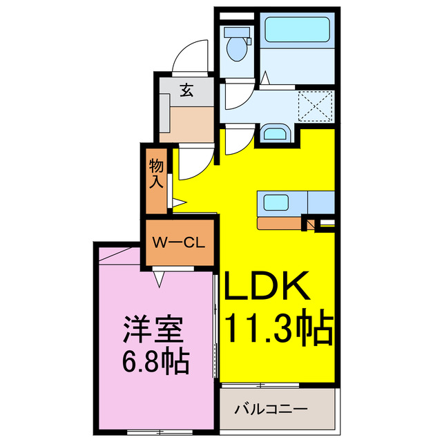 ヒカルサ加須の間取り