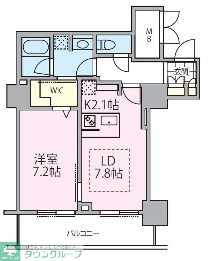 ロイヤルパークスタワー南千住の間取り