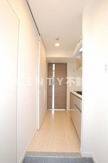 玄関　明るい玄関です