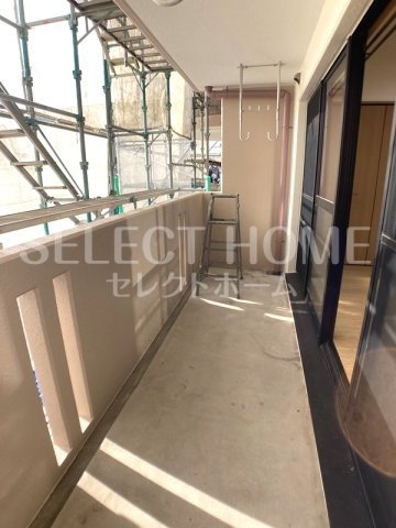 バルコニー　落ち着いた時間を過ごせるバルコニーです