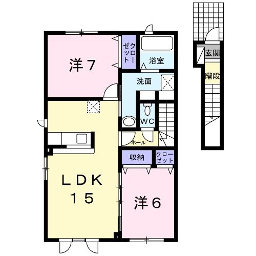 シュエットIIの間取り