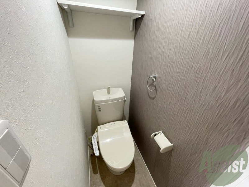 トイレ　トイレはこちらになります。ウォシュレット式になります。