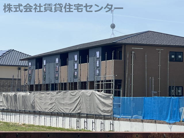 建物外観　建築中