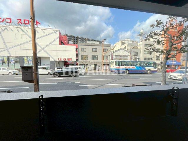 眺望　建築途中のお部屋の写真となります。