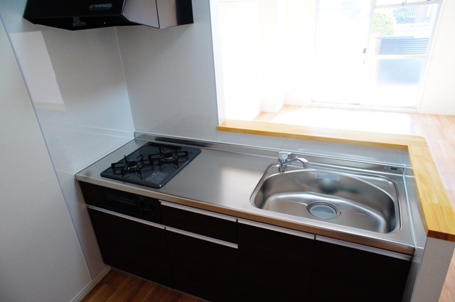 キッチン　２口コンロ付きキッチン