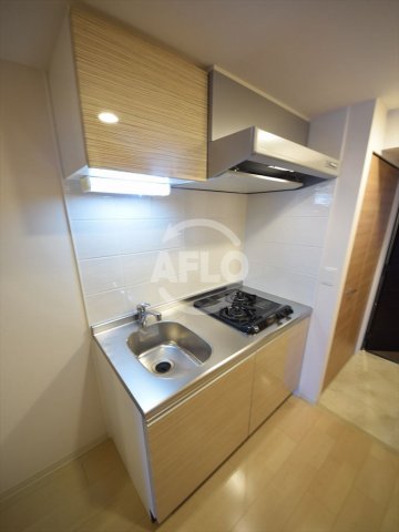 キッチン　プライムアーバン御堂筋本町　ガスコンロ