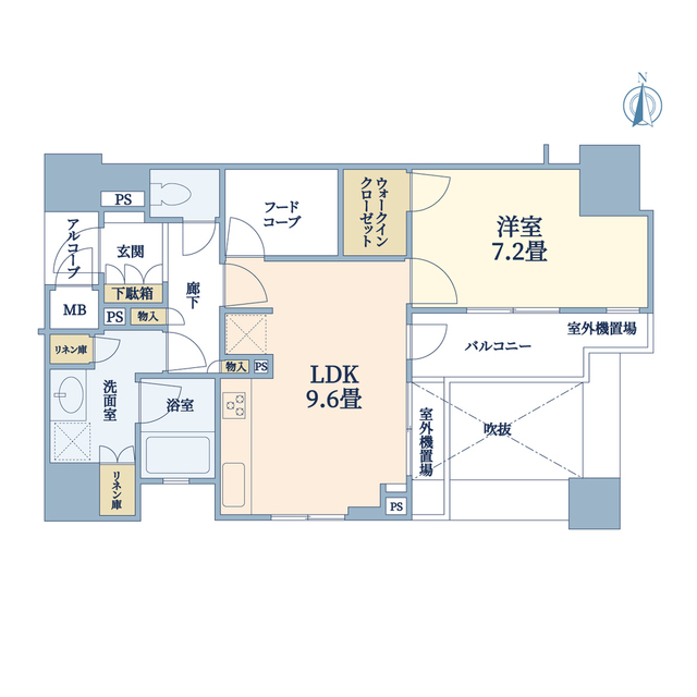 イーグルコート烏丸御池の間取り写真