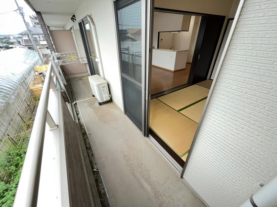 バルコニー　※別部屋の写真です