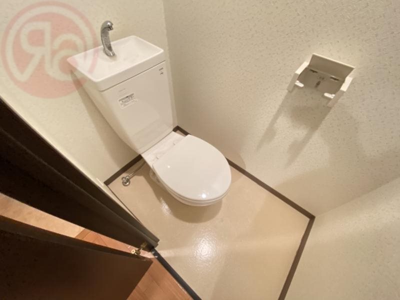 トイレ　ゆったりとした空間のトイレです