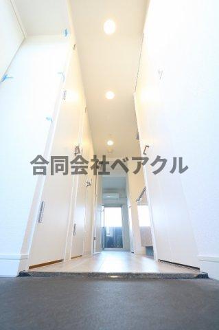 玄関　明るい玄関です