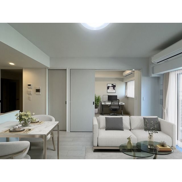 居室・リビング　家具・調度品等はCG加工です。実際の賃貸住居には含まれません