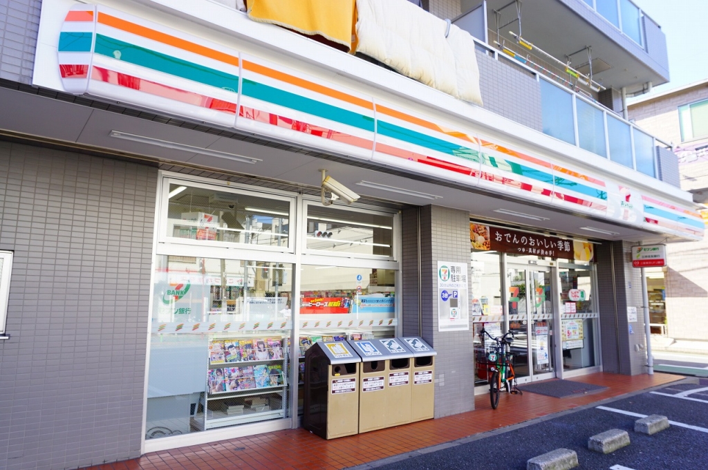 コンビニ　セブンイレブン蓮根店（コンビニ）まで450m