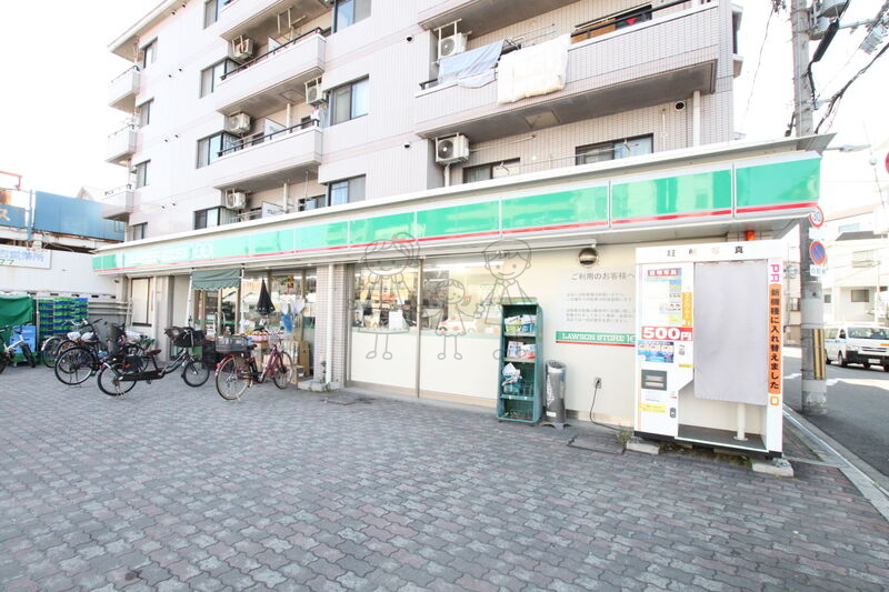コンビニ　ローソンストア100住吉清水丘店（コンビニ）まで214m