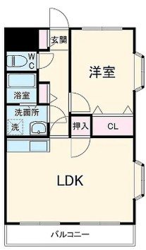 ＪＲ両毛線 前橋駅 バス乗車時間：17分 最寄りバス停で下車 徒歩3分 3階建 築28年の間取り写真