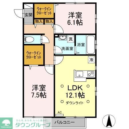 コンフォールの間取り写真