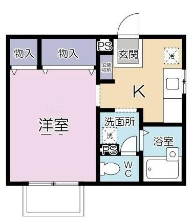 東京メトロ有楽町線 地下鉄赤塚駅 徒歩1分 2階建 築27年の間取り写真