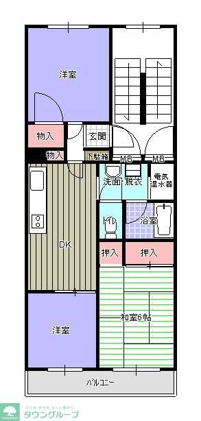 ルネ春日部の間取り写真